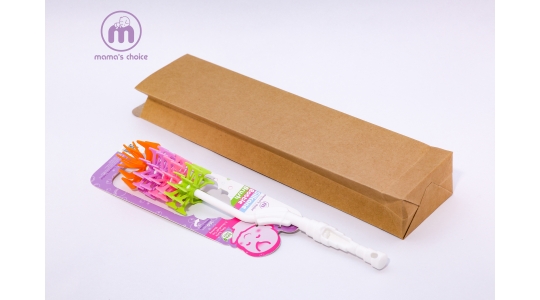 So sánh giữa chổi cọ SILICONE MAMA'S CHOICE và chổi cọ thông thường