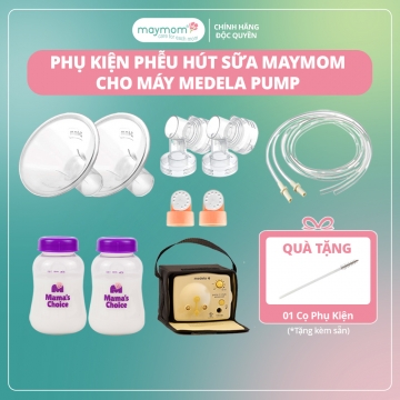 BỘ PHỤ KIỆN MAYMOM CHO MÁY HÚT SỮA MEDELA PUMP