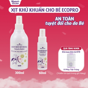 XỊT KHỬ KHUẨN ECOPRO MAMA'S CHOICE